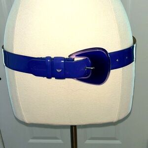 Leather Belt Polish Purple Armani jeans Size 85/100